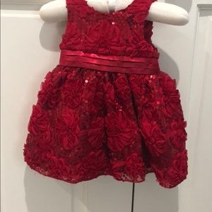 Fancy red dress great for Christmas